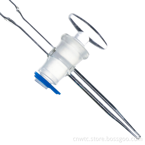 High-Quality Borosilicate 3.3 Glass Burette for Acid-Base Titration: CE ISO Certified